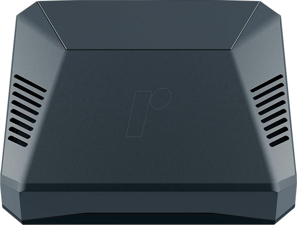 Чохол для Raspberry Pi 4, алюміній, чорний