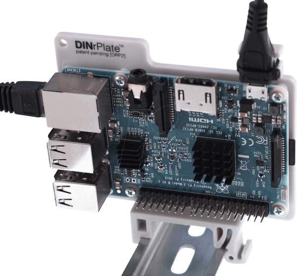 Support de montage de Raspberry Pi sur rail DIN - Framboise 314, le Raspberry Pi à la sauce française Support de montage de Raspberry Pi sur rail DIN - Framboise 314, le Raspberry Pi à la sauce française