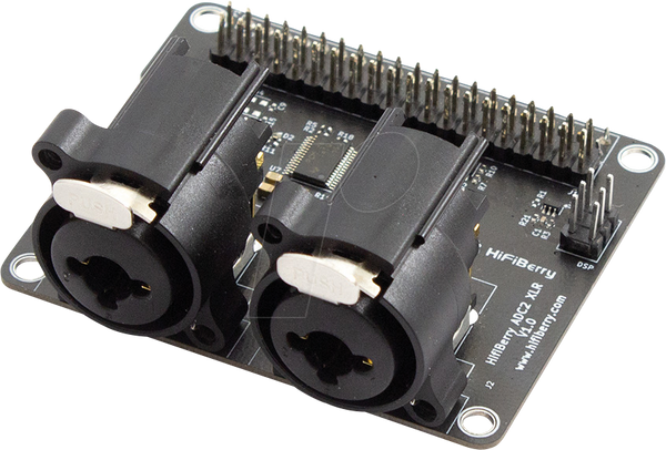 Шилдт Raspberry Pi - HiFiBerry Studio АЦП XLR