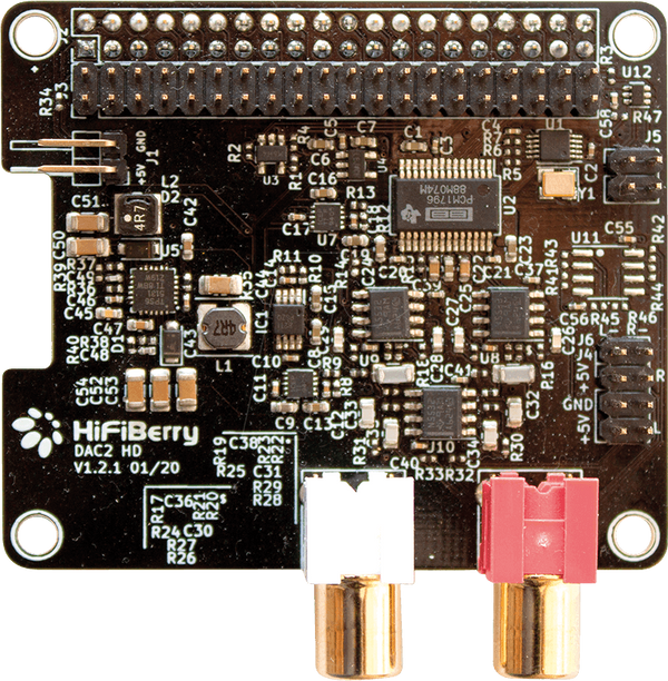 Raspberry Pi Shield - HiFiBerry DAC2 HD