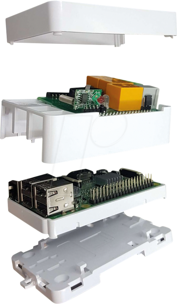 Чохол для Raspberry Pi 3, пластиковий, чорний