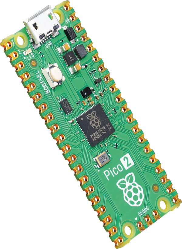 Raspberry Pi Pico 2, RP235x, Cortex-M33, microUSB