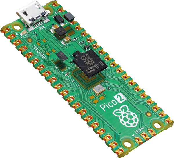 Raspberry Pi Pico 2, RP235x, Cortex-M33, microUSB