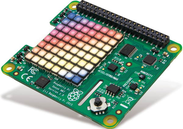 Raspberry Pi Sense HAT, 40-контактний екран