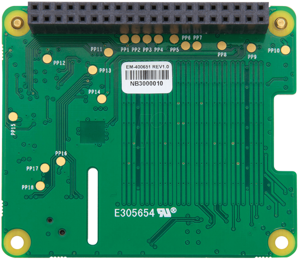 Raspberry Pi Sense HAT, 40-контактний екран