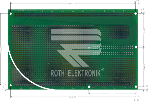 Плата Raspberry Pi, DIP, єврокарта, штабельована