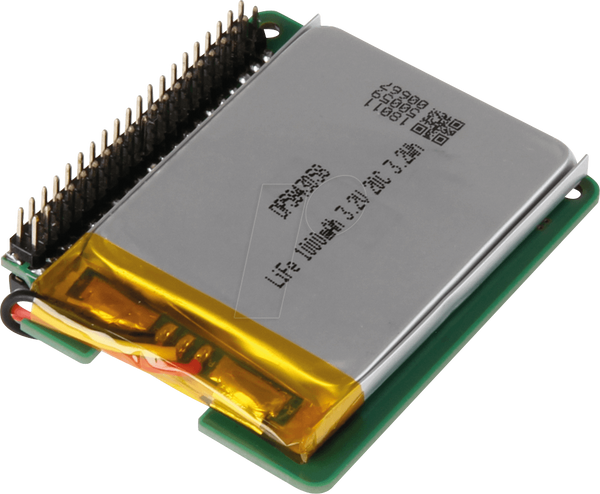 Raspberry Pi: Акумуляторна батарея StromPi 3, 1000 мАг