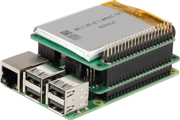 Raspberry Pi: Акумуляторна батарея StromPi 3, 1000 мАг