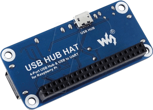 Raspberry Pi - USB-концентратор, 4-портовий, PHAT, FE1.1S