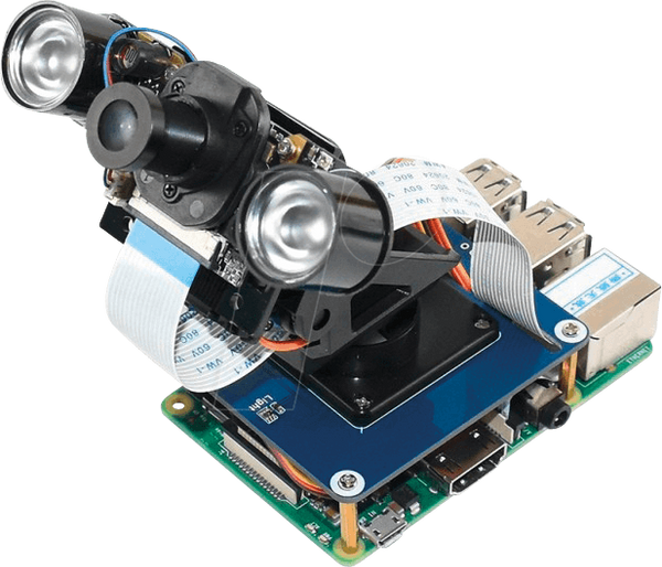 Raspberry Pi Shield - комплект з функцією панорамування/нахилу