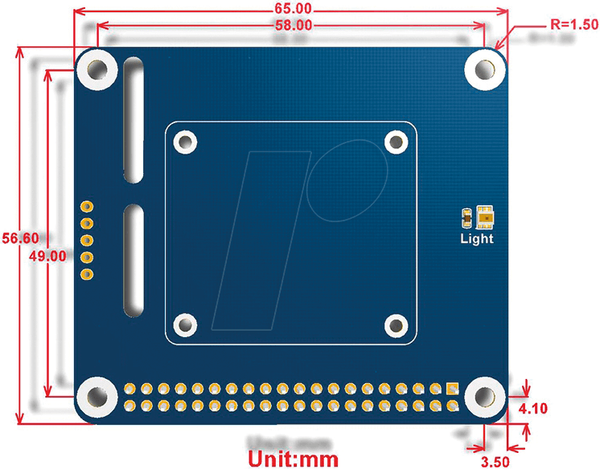 Raspberry Pi Shield - комплект з функцією панорамування/нахилу