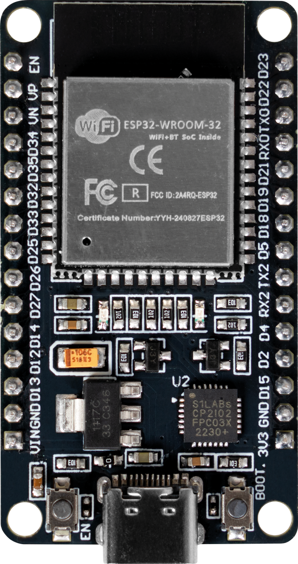 Модуль Wi-Fi та Bluetooth NodeMCU ESP32, USB-C
