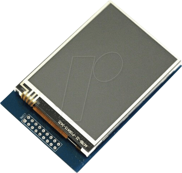 Плата расширения Arduino Shield – 2,6-дюймовый сенсорный дисплей, 320 x 240 пикселей.