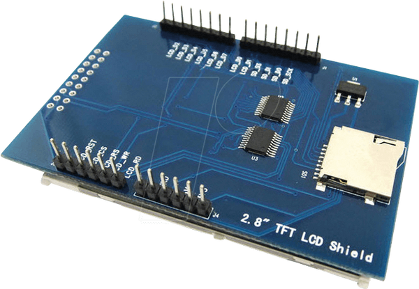 Arduino Shield – 2,8-дюймовий дисплей, сенсорний, 320 x 240 пікселів