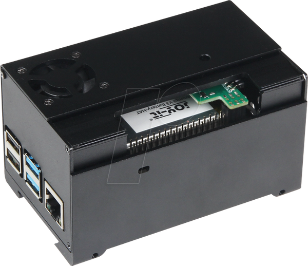 ПК з ДБЖ Raspberry Pi - RPI 4B 4 ГБ, плата ДБЖ, акумулятор 2000 мАг, алюміній