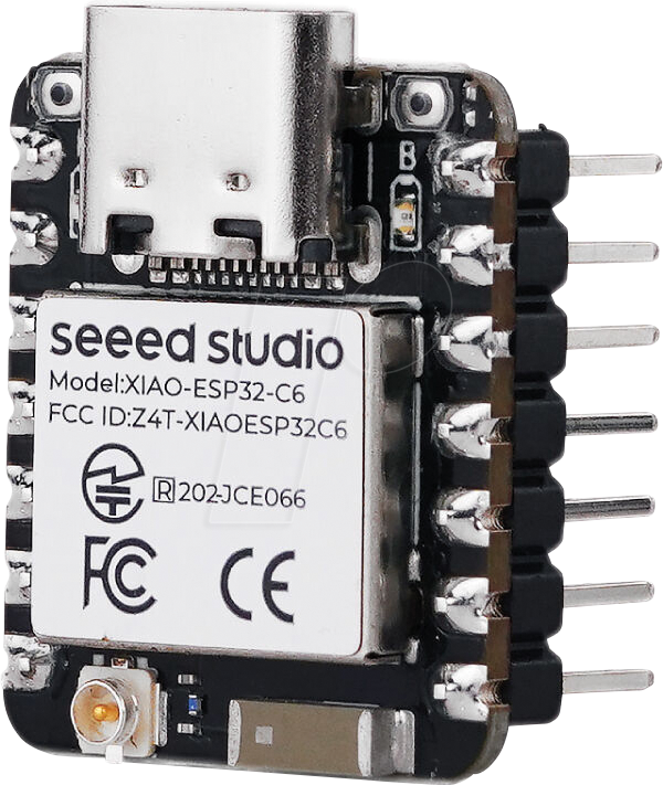 Xiao ESP32C6, WiFi 6 / BT5.0, Zigbee, Thread, з роз'ємом