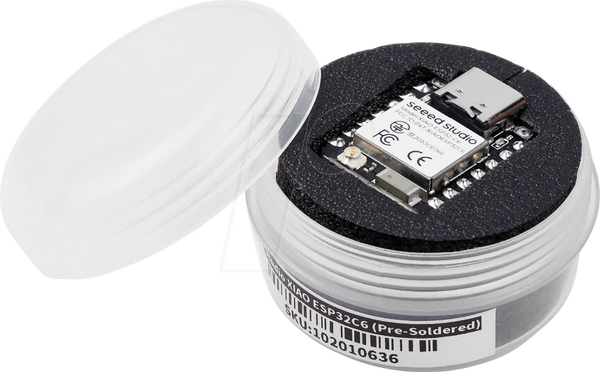 Xiao ESP32C6, WiFi 6 / BT5.0, Zigbee, Thread, з роз'ємом