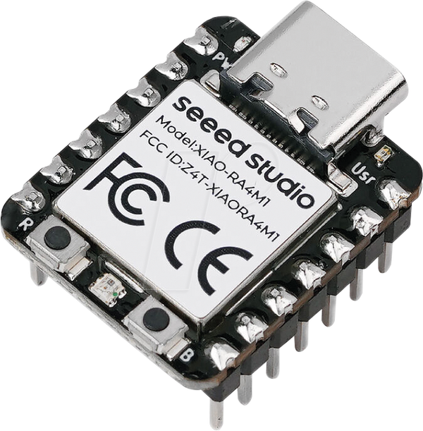 Xiao RA4M1, 32-бітний ARM Cortex-M4, 48 МГц, з роз'ємом