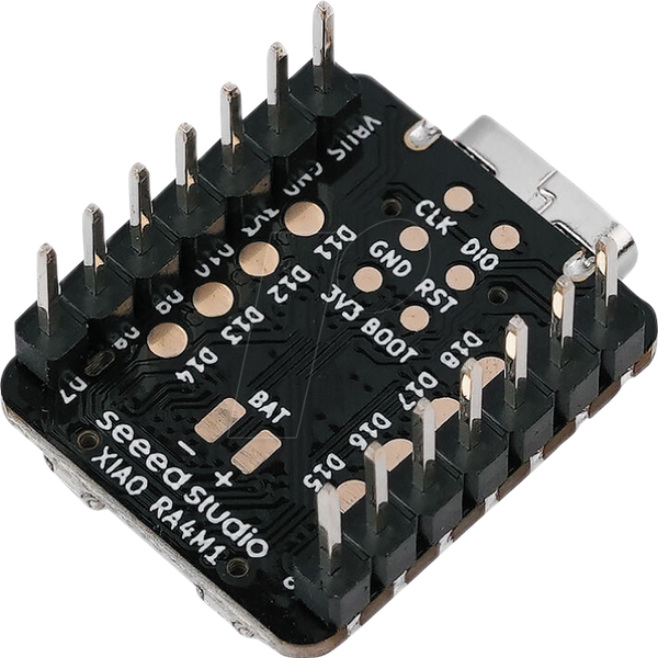 Xiao RA4M1, 32-бітний ARM Cortex-M4, 48 МГц, з роз'ємом