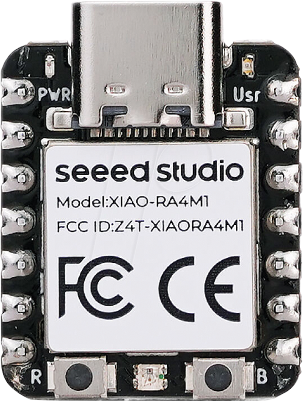Xiao RA4M1, 32-бітний ARM Cortex-M4, 48 МГц, з роз'ємом