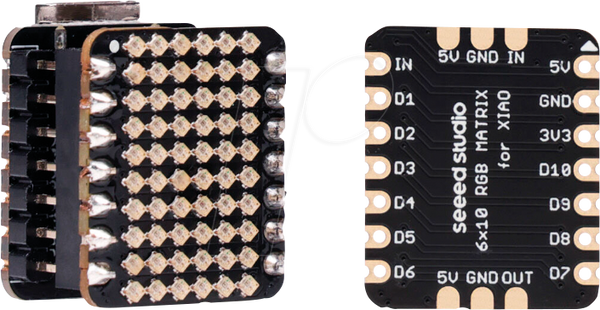 Xiao Shield - світлодіодна матриця 6x10, 60 світлодіодів, RGB