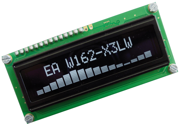 OLED-дисплей, 2x16, 80x36 мм, білий