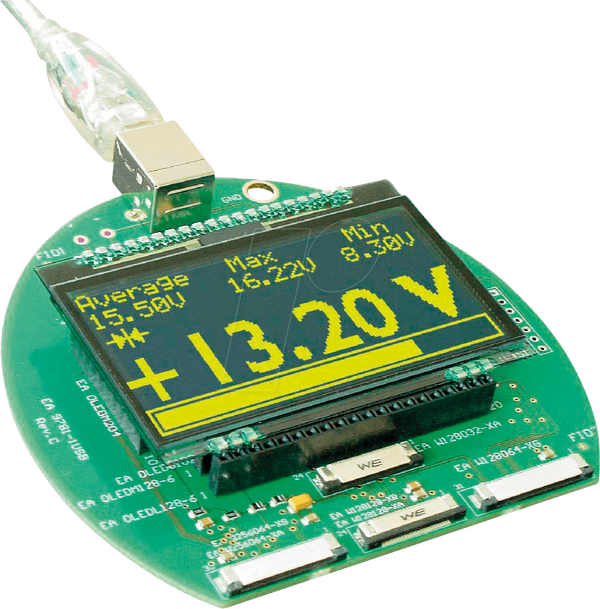 USB-тестова плата для OLED