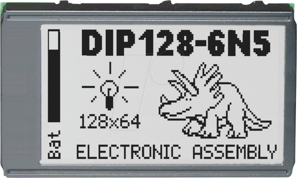 Графический модуль LCD DIP, 128 x 64 точки