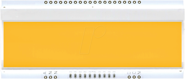 Світлодіодне освітлення для DOGM240, 91 x 24,5 мм, бурштинове