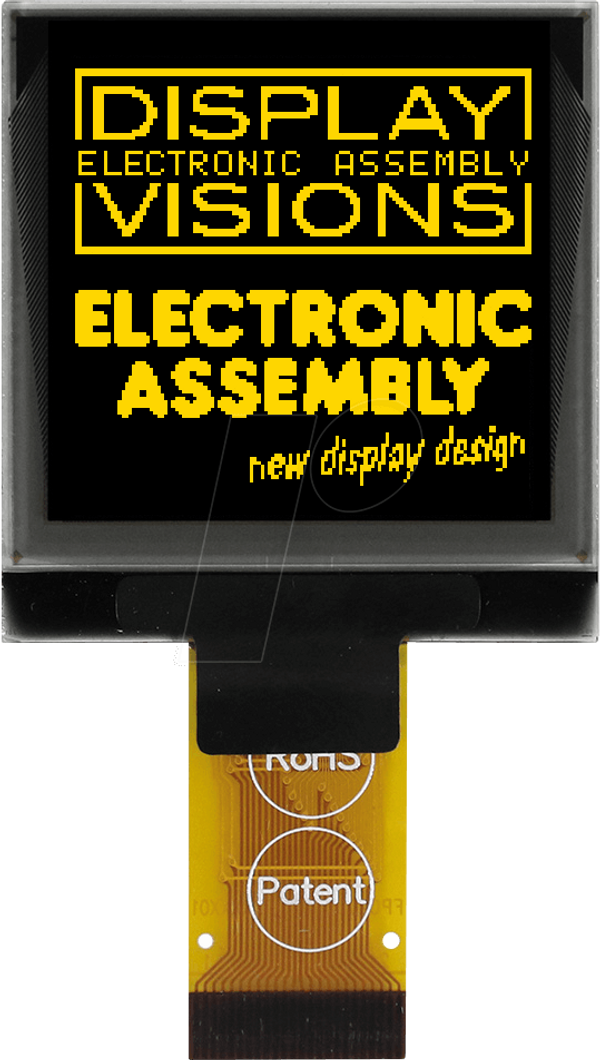 Квадратний графічний OLED, 1,5 дюйма, 34X37 мм, 128x128 точок, жовтий