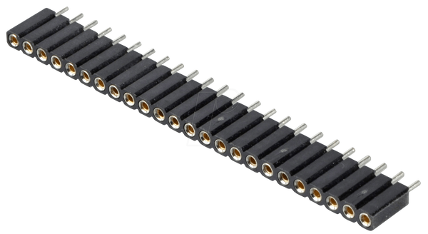 Удлинительная планка с розетками 1x24, RM 2.54