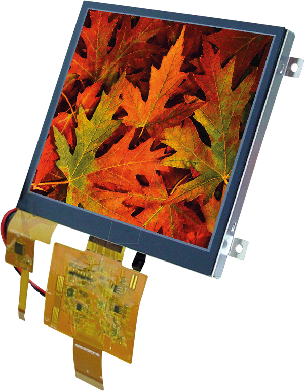 TFT-дисплей 5,7 дюйма, 115x86 мм, 320x240 точок, 24-бітний RGB, сенсорний PCAP
