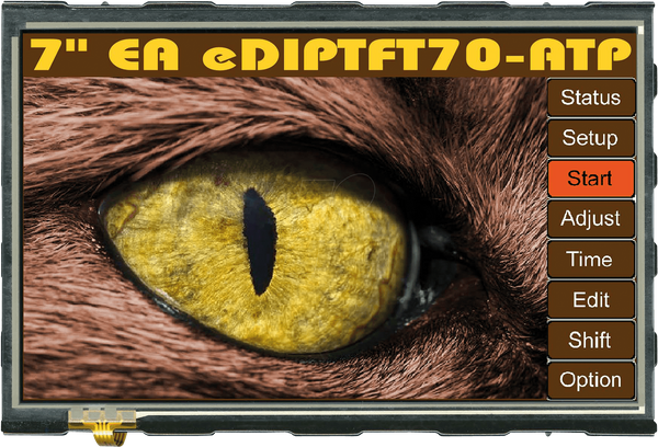 Интеллектуальный графический TFT-дисплей 7,0 дюймов, сенсорная панель