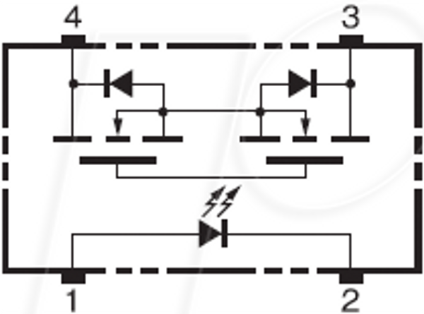 Реле Mosfet, SPST-NO, 30 В, 4 А, 0,025 R, DIP-4