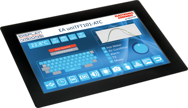 Багатофункціональний TFT-дисплей HMI, 10,1 дюйма, сенсорний PCAP