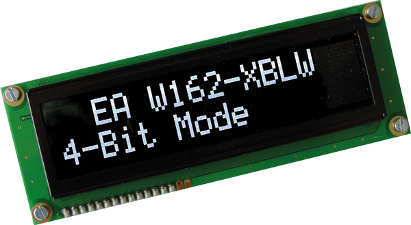 Дисплей OLED, 2x16, 122x44 мм, білий
