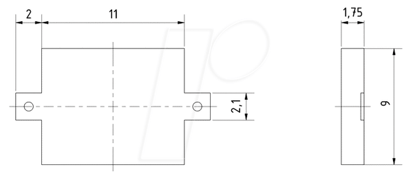 П'єзоелектричний зумер PB 9.11, 5V