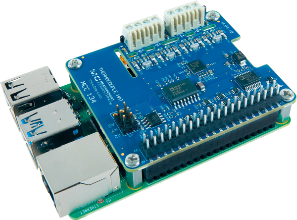 Raspberry Pi Shield - Термопари, MCC134