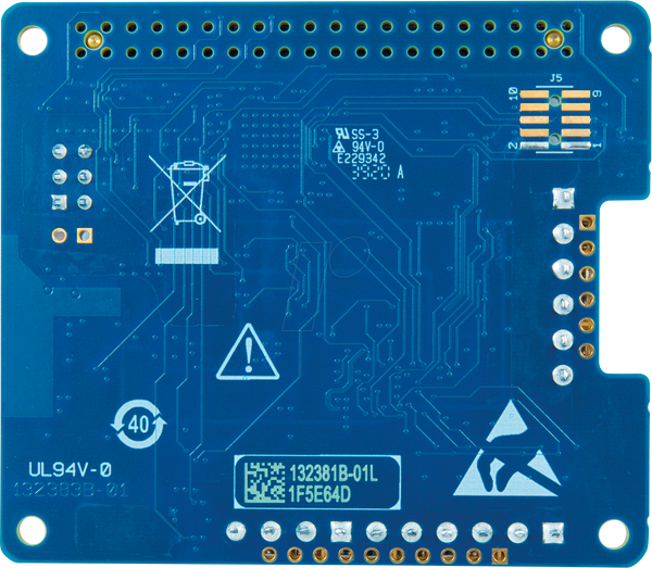 Raspberry Pi Shield - 16-бітне вимірювання напруги, MCC128
