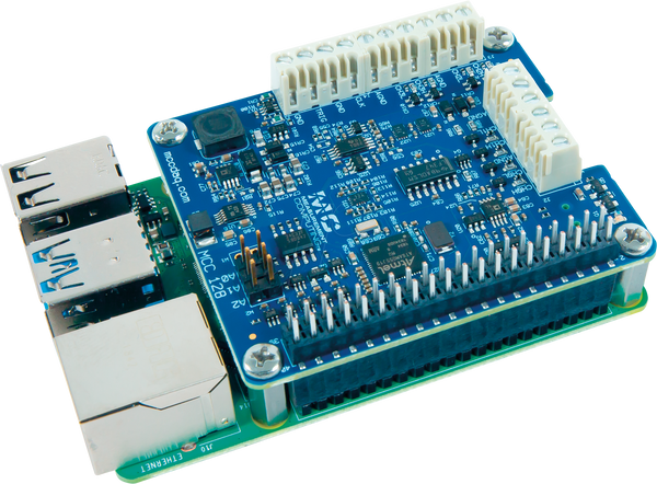 Raspberry Pi Shield - 16-бітне вимірювання напруги, MCC128