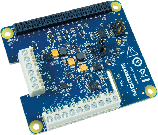 Raspberry Pi Shield - 12-бітний вихід напруги, MCC152