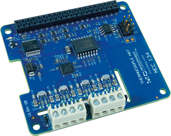 Raspberry Pi Shield - Термопари, MCC134