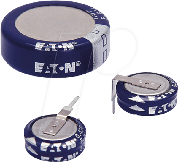 Електролітичний конденсатор SuperCap 0,47 F, 5,5 В, циліндричний, RM 5