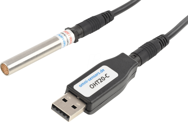 USB-датчик вологості та температури, -40...+125 °C / 0...100% відносної вологості