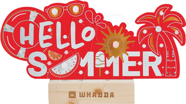Набір для пайки XL Hello Summer, світлові ефекти