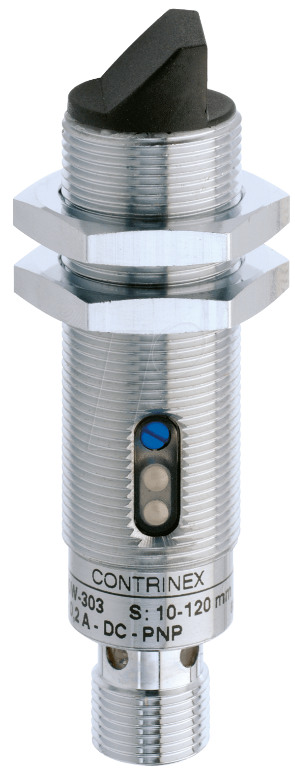 Світловий бар'єр, рефлекторний, M18, 2000 мм, 90°, M12