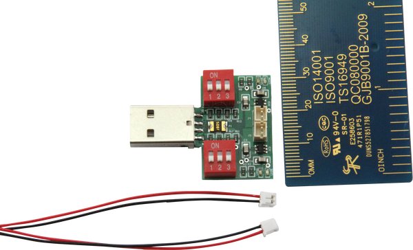 Entwicklerboards - Doppel-Ladeplatine für LiPo-Akkus, 3,7 В, USB