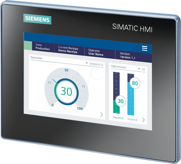 SIMATIC HMI MTP700, унифицированная базовая панель, 7
