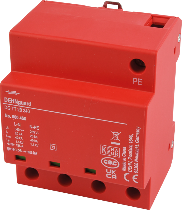Розрядник перенапруги DEHNguard DG TT 20 340 типу 2