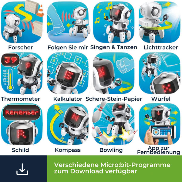 Набір роботів Tobbie II з micro:bit